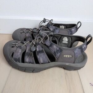 Keen Newport H2 Sandal Hiking Trail Waterproof Summer Shoes Gray Camo